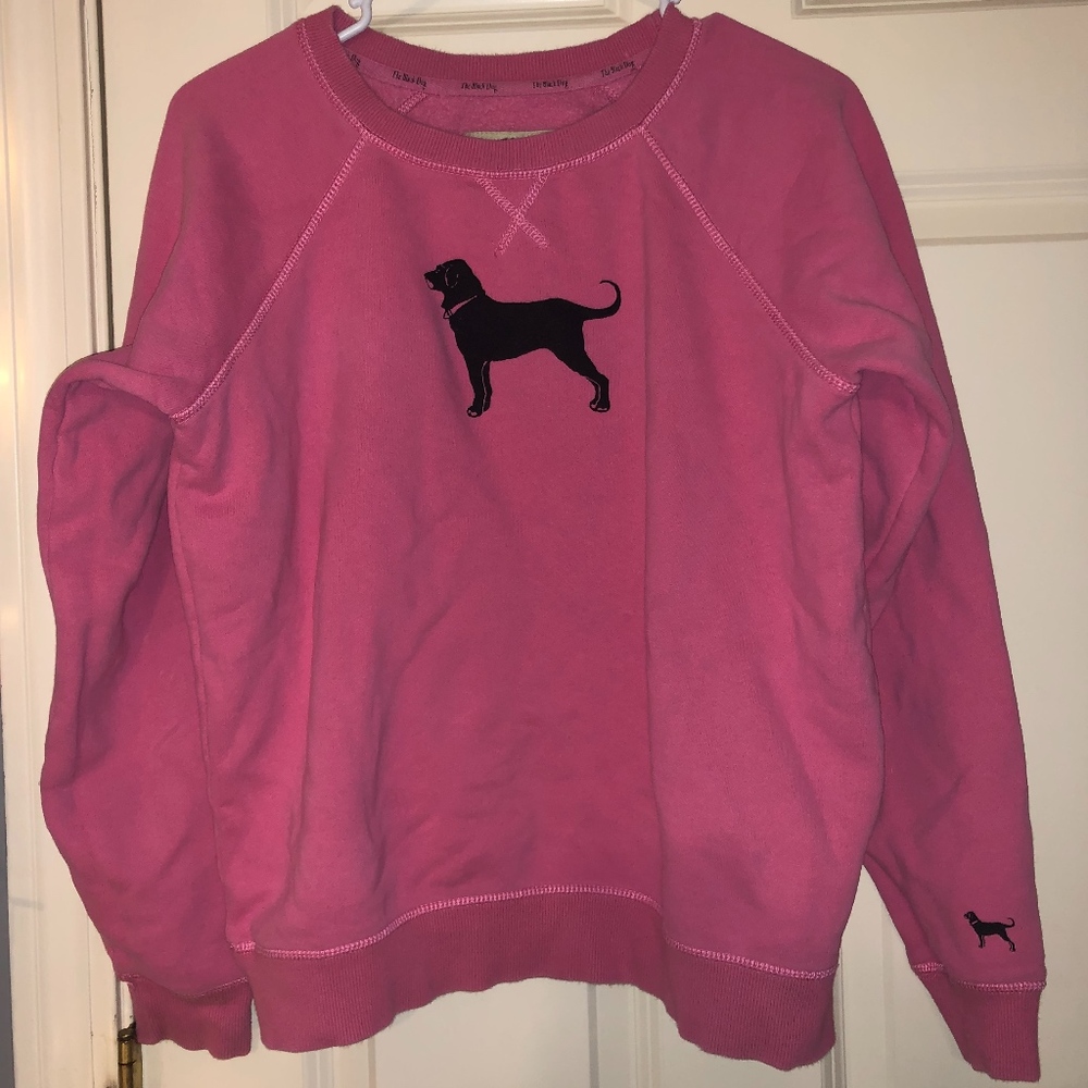The Black Dog Pink Crew Neck Sweatshirt